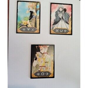 2004 Upper Deck Shonen Jump's Shaman King Matti, Jeanne, and Lola Lot of 3 Cards